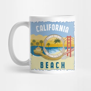 California beach San Francisco Mug